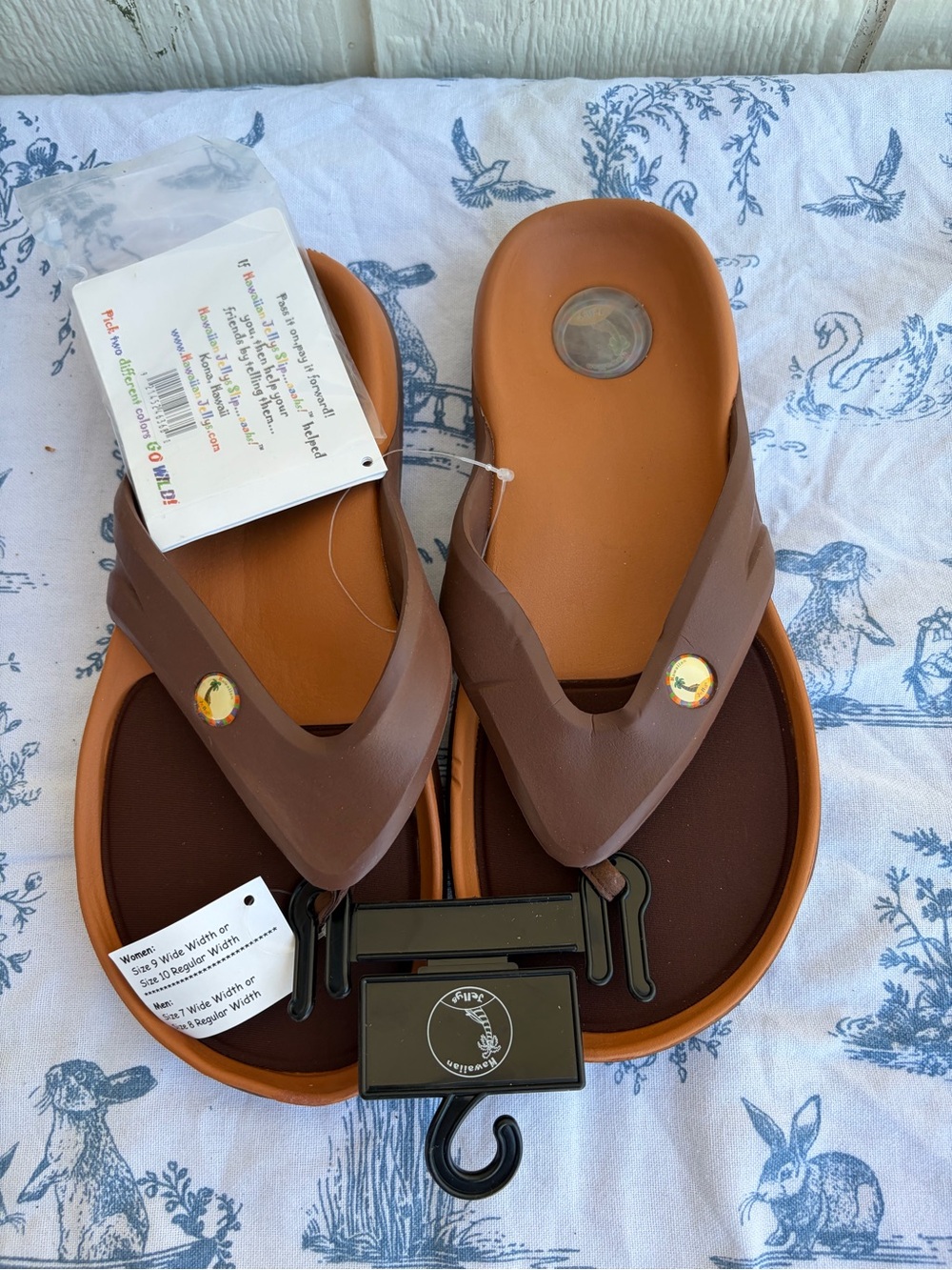 Hawaiian Jellys Ultra Comfort Unisex Sandals Women's Size 10